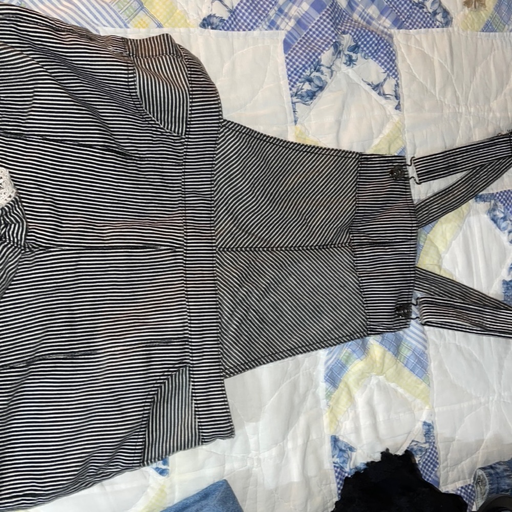 Overalls with lace